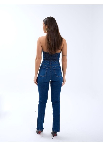 Mottisfashion 6803 Kot Tulum-Mavi fiyatları