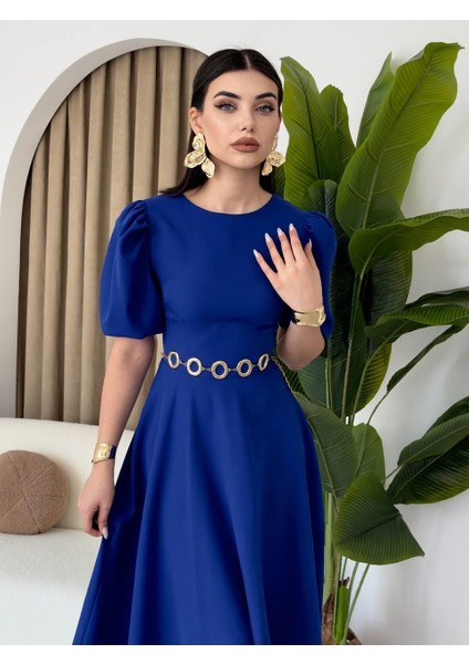 Mottisfashion Catania Balon Kol Elbise