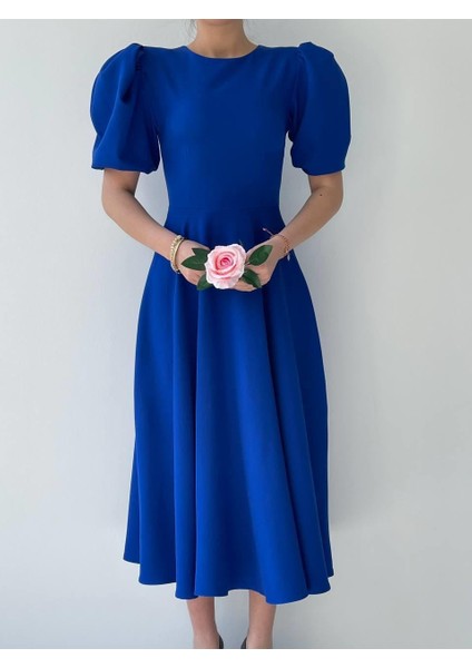 Mottisfashion Catania Balon Kol Elbise