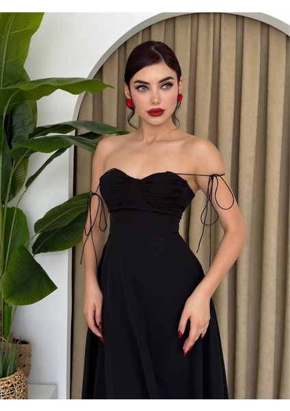Mottisfashion Elia Ip Askılı Elbise modelleri