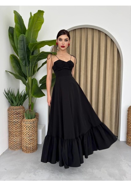 Mottisfashion Elia Ip Askılı Elbise
