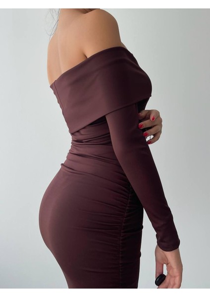 Mottisfashion Dakota Drapeli Elbise fırsatları