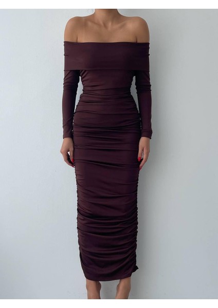 Mottisfashion Dakota Drapeli Elbise