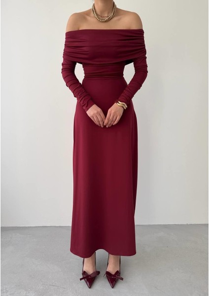 Mottisfashion Uras Straplez Elbise