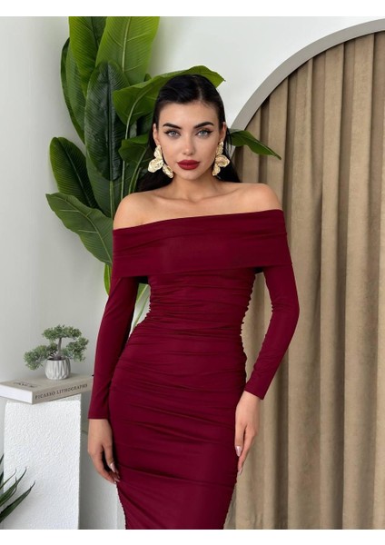 Mottisfashion Dakota Drapeli Elbise indirimleri