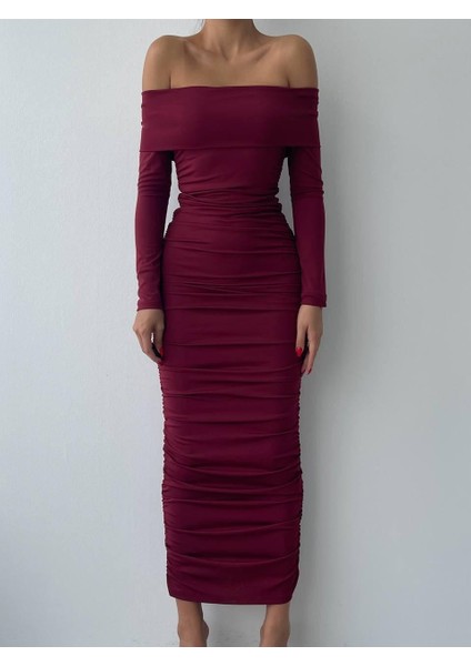 Mottisfashion Dakota Drapeli Elbise