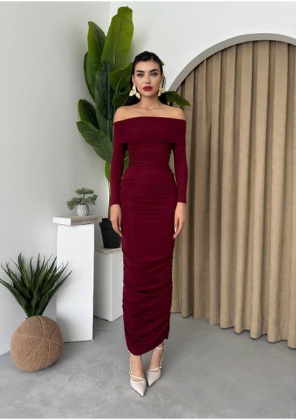 Mottisfashion Dakota Drapeli Elbise