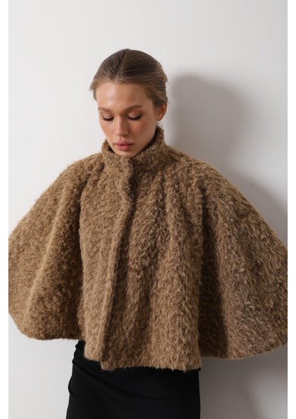 Mottisfashion Kaşe Panço - Camel