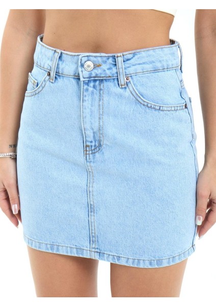 Mottisfashion 7395 Kot Etek-Açık Mavi indirimleri