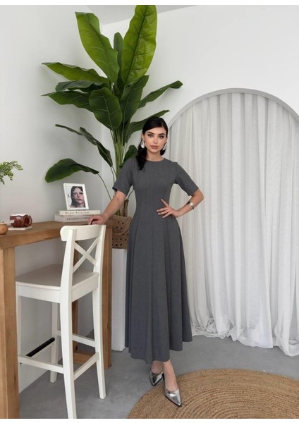 Mottisfashion Wera Pliseli Midi Elbise modelleri