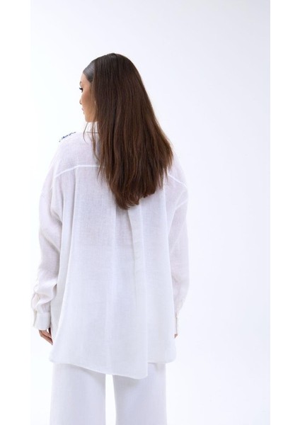 Mottisfashion 7399 Gömlek-Beyaz fırsatları