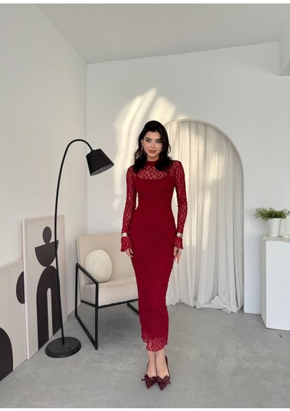 Mottisfashion Vedo Çiçek Detaylı Elbise modelleri