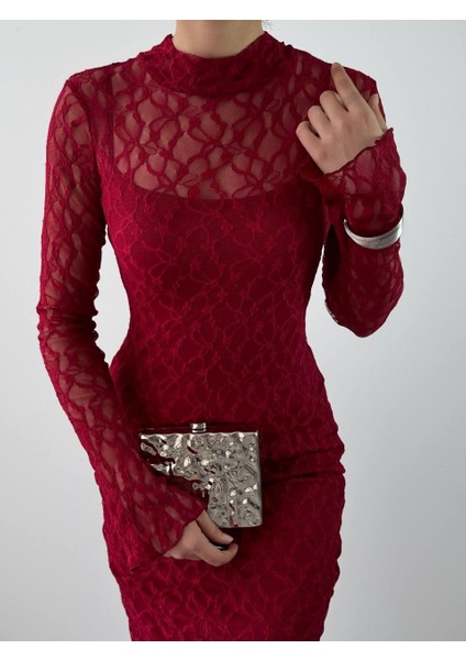 Mottisfashion Vedo Çiçek Detaylı Elbise