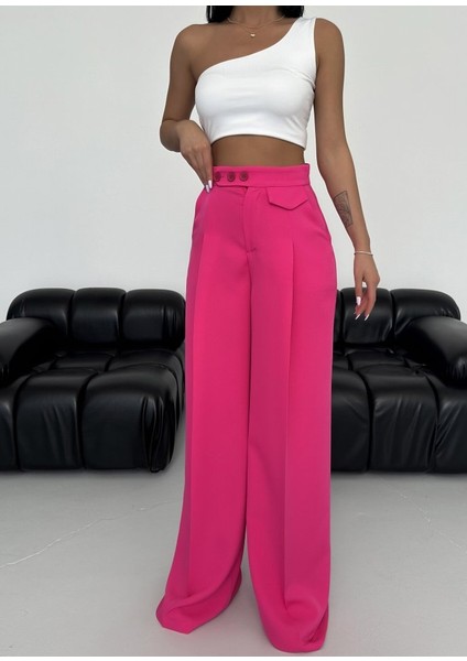 Mottisfashion Üç Düğme Detayli Palazzo Pantolon fırsatları
