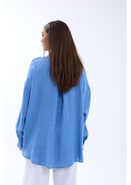 Mottisfashion 7399 Gömlek-Mavi fiyatları