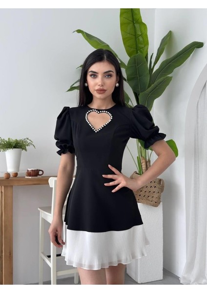 Mottisfashion Safe Kalp Detaylı Elbise modelleri