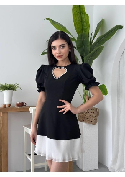 Mottisfashion Safe Kalp Detaylı Elbise indirimleri