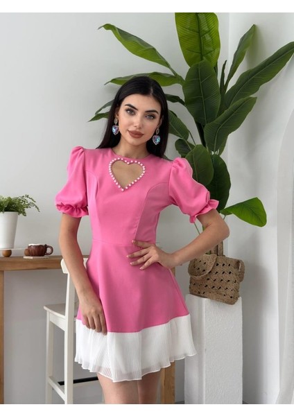 Mottisfashion Safe Kalp Detaylı Elbise indirimleri
