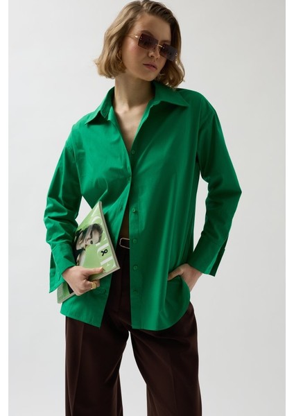 Mottisfashion Sırt Dekolteli Bağcıklı Gömlek fırsatları