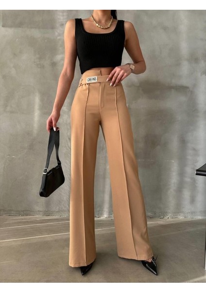 Mottisfashion Dreams Etiketli Palazzo Pantolon - Bej fiyatları