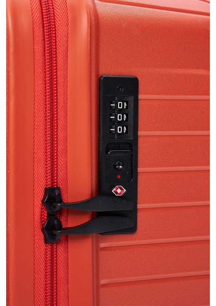 Polipropilen 3'lü Kırılmaz Valiz Seti Turuncu