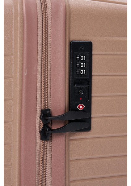 Polipropilen 3'lü Kırılmaz Valiz Seti Vizon