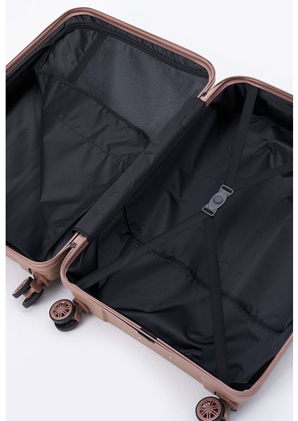 Polipropilen 3'lü Kırılmaz Valiz Seti Vizon