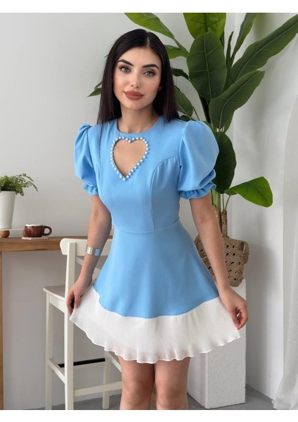 Mottisfashion Safe Kalp Detaylı Elbise modelleri