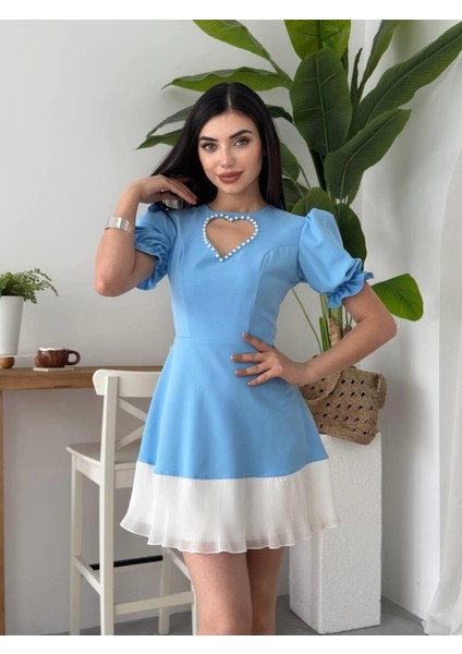 Mottisfashion Safe Kalp Detaylı Elbise indirimleri