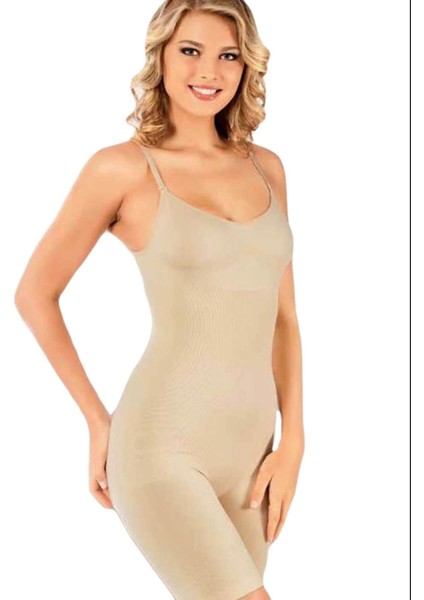 Kadın Ten Tam Boy Korse