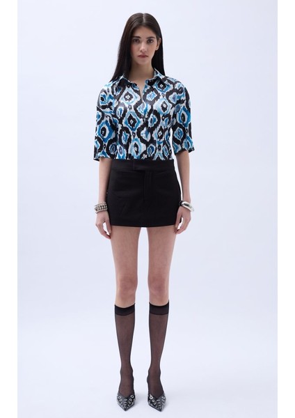Mottisfashion Desenli Saten Gömlek fiyatları