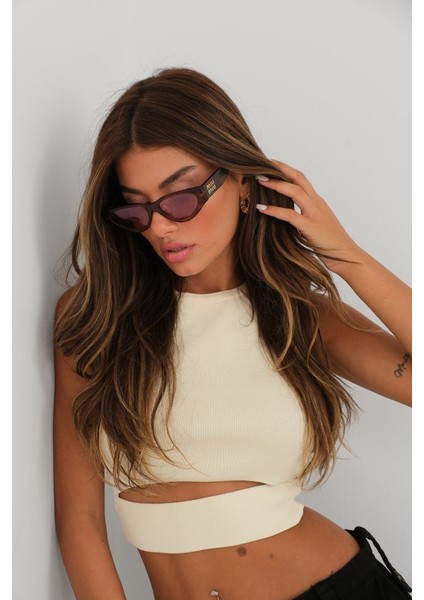 Mottisfashion Pencere Detay Triko Bluz fırsatları