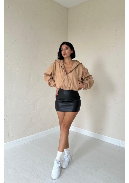 Mottisfashion Vizon Kısa Fermuarlı Bomber Ceket fiyatları