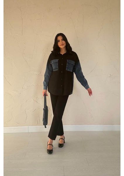Mottisfashion Siyah Kot Garnili Ceket fiyatları