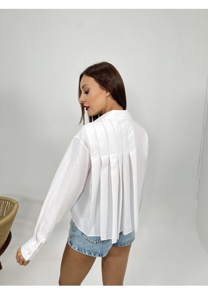 Mottisfashion 6484 Gömlek-Beyaz indirimleri