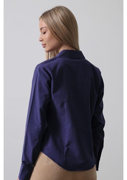 Mottisfashion Basic Gömlek - Mor fırsatları