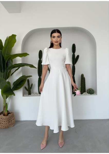 Mottisfashion Catania Balon Kol Elbise modelleri