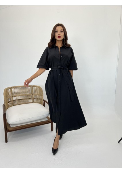 Mottisfashion 5318 Elbise-Siyah modelleri