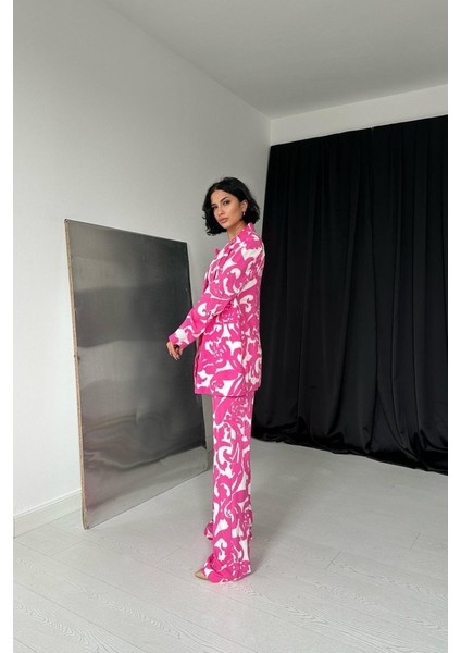 Mottisfashion Fuşya Ceket ve Pantolon Takım fiyatları
