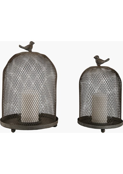 2'li Kafes Mesh Mumluk 21.5X21.5X33CM