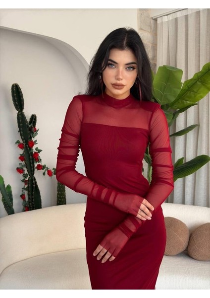 Mottisfashion Visa Tül Elbise