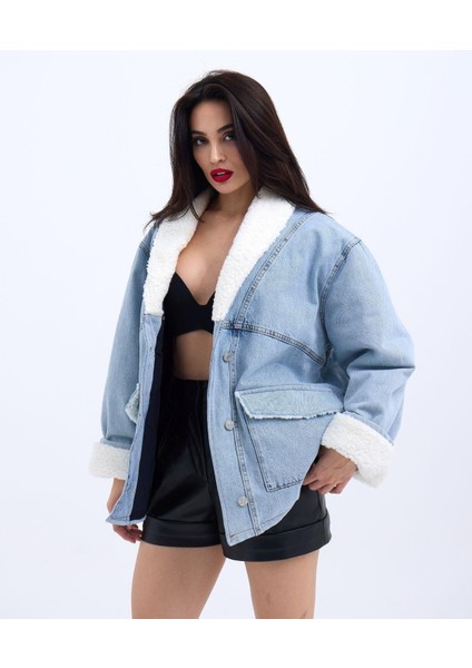 Mottisfashion 5674 Kot Ceket-Mavi modelleri