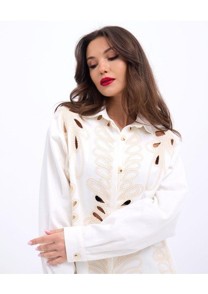 Mottisfashion 6956 Gömlek-Beyaz fiyatları