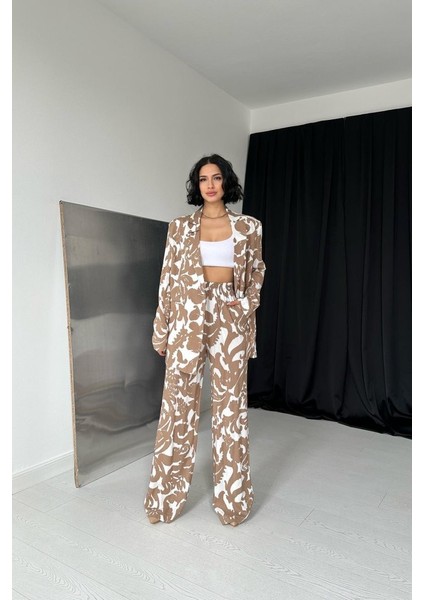 Mottisfashion Vizon Ceket ve Pantolon Takım