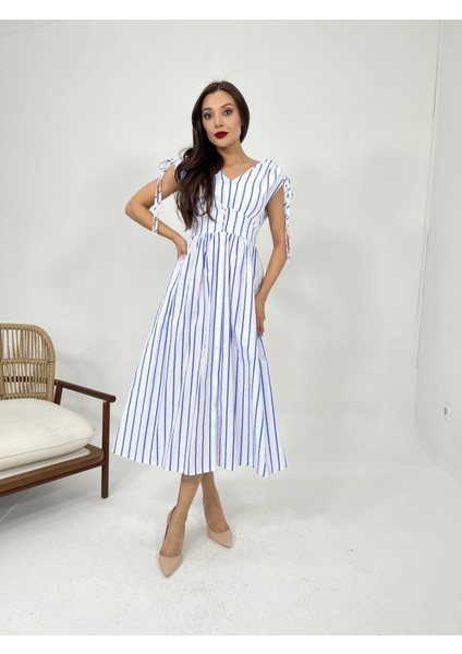 Mottisfashion 5486 Elbise-Baltimore Çizgili modelleri