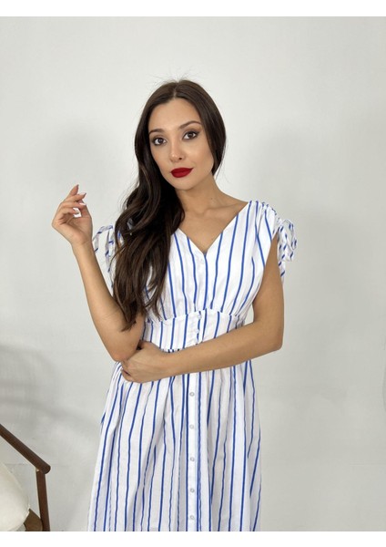 Mottisfashion 5486 Elbise-Baltimore Çizgili indirimleri