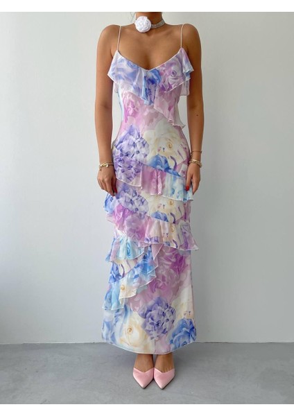 Mottisfashion Pivara Ip Askılı Elbise