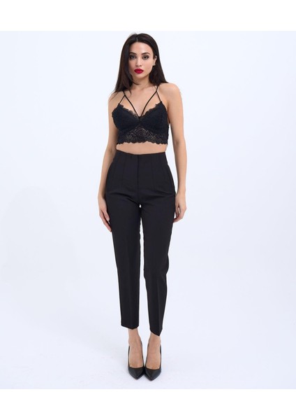 Mottisfashion 7254 Pantolon-Siyah