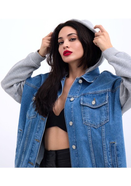 Mottisfashion 6712 Kot Ceket-Mavi fırsatları