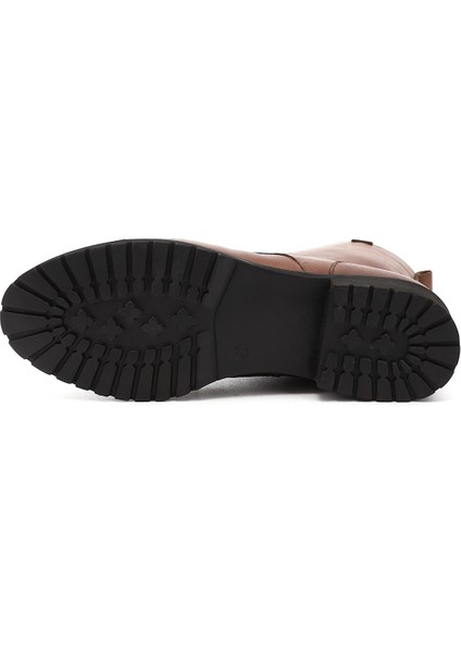 Kadın Vizon Fermuarlı Kauçuk Taban Hakiki Deri Postal Bot fırsatları